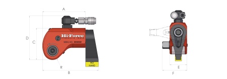 Tws N Range Hi Force Hydraulic Torque Wrenches Hes